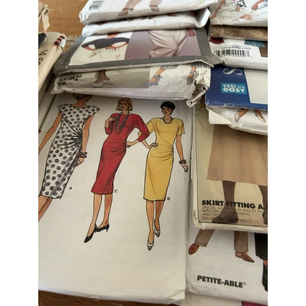 Patterns McCall's/ Simplicity/Butterick Variety 50ea Assorted Sizes 80s-90s Y2K